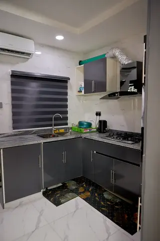 Bliss Haven Suites Abijo, Lekki apartment kitchen